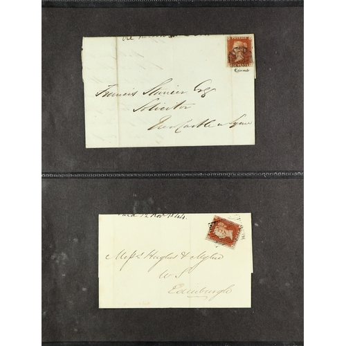 745 - GREAT BRITAIN 1680's - 1913 COVERS COLLECTION of chiefly pre-stamps & Queen Victorian period items i... 