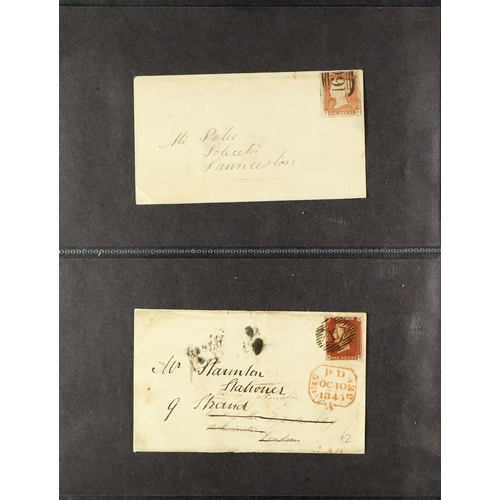 745 - GREAT BRITAIN 1680's - 1913 COVERS COLLECTION of chiefly pre-stamps & Queen Victorian period items i... 