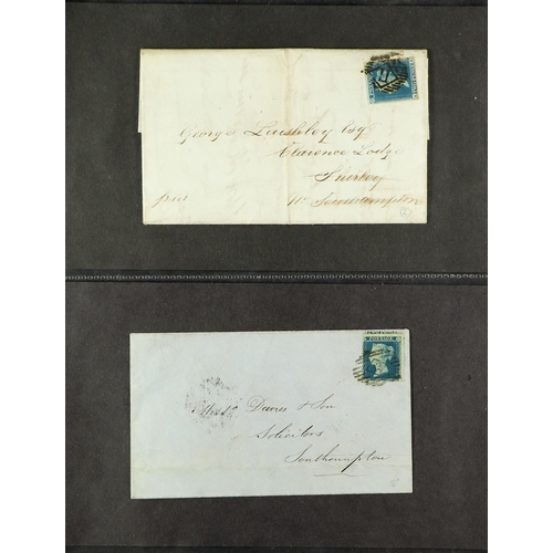 745 - GREAT BRITAIN 1680's - 1913 COVERS COLLECTION of chiefly pre-stamps & Queen Victorian period items i... 