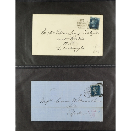 745 - GREAT BRITAIN 1680's - 1913 COVERS COLLECTION of chiefly pre-stamps & Queen Victorian period items i... 