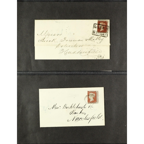 745 - GREAT BRITAIN 1680's - 1913 COVERS COLLECTION of chiefly pre-stamps & Queen Victorian period items i... 