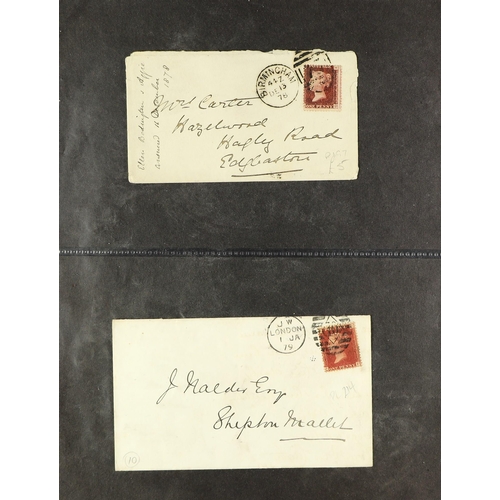 745 - GREAT BRITAIN 1680's - 1913 COVERS COLLECTION of chiefly pre-stamps & Queen Victorian period items i... 