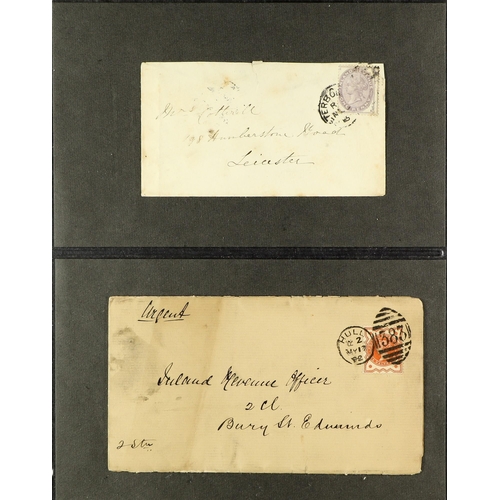 745 - GREAT BRITAIN 1680's - 1913 COVERS COLLECTION of chiefly pre-stamps & Queen Victorian period items i... 