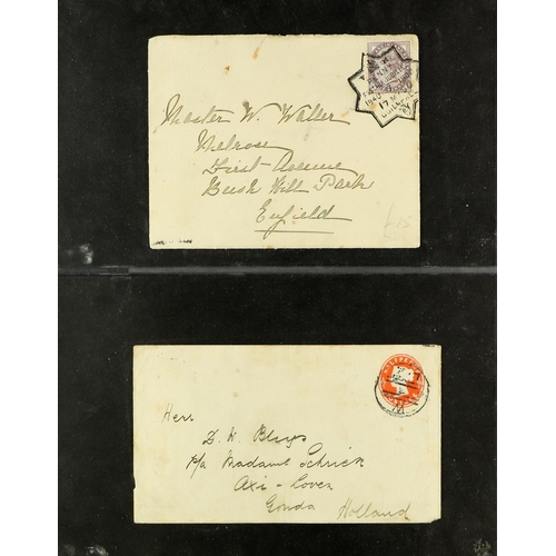 745 - GREAT BRITAIN 1680's - 1913 COVERS COLLECTION of chiefly pre-stamps & Queen Victorian period items i... 