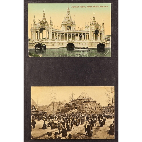 749 - GREAT BRITAIN 1910 JAPAN-BRITISH EXHIBITION Picture postcards group, mostly used collection from the... 