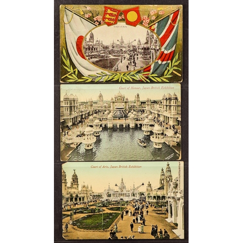 749 - GREAT BRITAIN 1910 JAPAN-BRITISH EXHIBITION Picture postcards group, mostly used collection from the... 