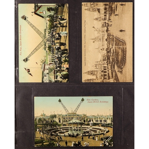 749 - GREAT BRITAIN 1910 JAPAN-BRITISH EXHIBITION Picture postcards group, mostly used collection from the... 