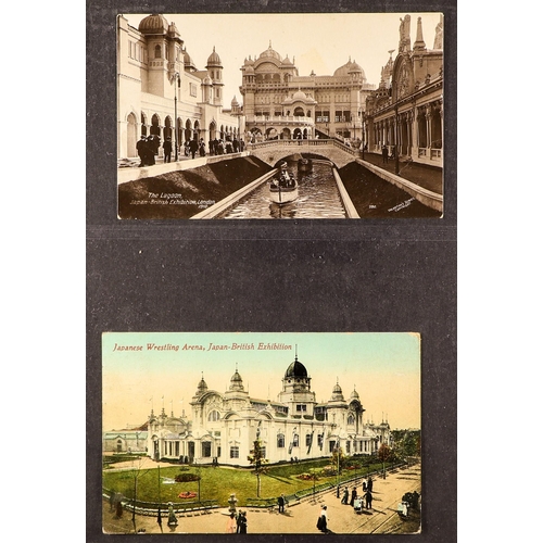 749 - GREAT BRITAIN 1910 JAPAN-BRITISH EXHIBITION Picture postcards group, mostly used collection from the... 