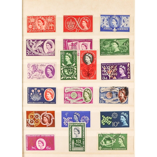 758 - GREAT BRITAIN SORTER CARTON. A mixture of times which includes album pages, loose stamps, PHQ cards,... 