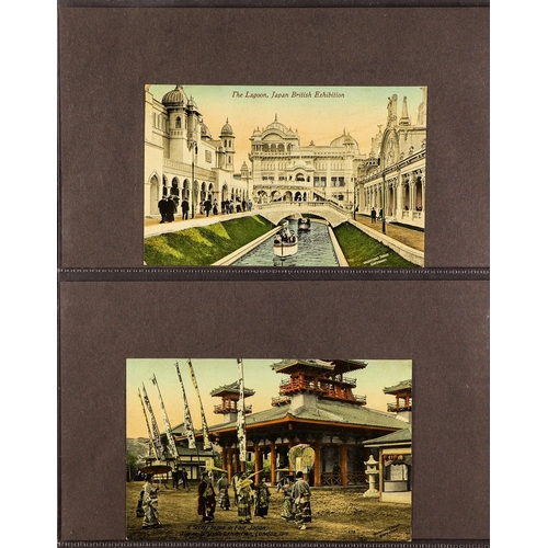 760 - GREAT BRITAIN 1910 JAPAN-BRITISH EXHIBITION collection of unused real photo or colour picture postca... 