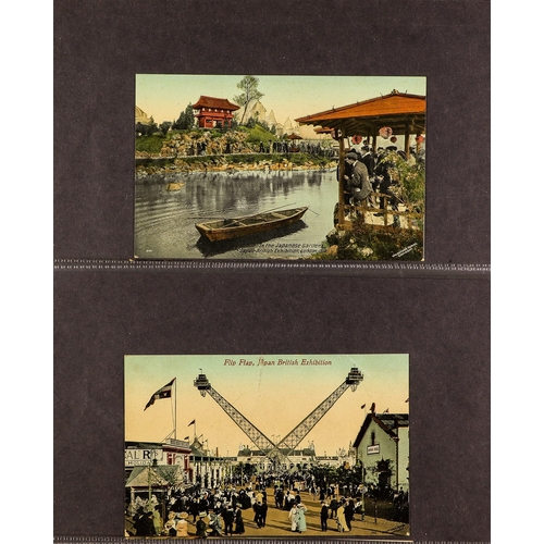 760 - GREAT BRITAIN 1910 JAPAN-BRITISH EXHIBITION collection of unused real photo or colour picture postca... 