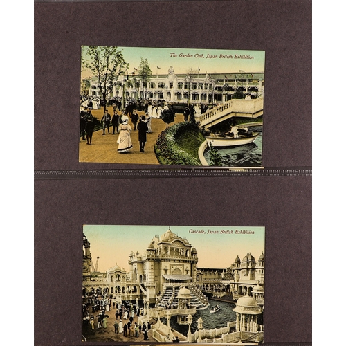 760 - GREAT BRITAIN 1910 JAPAN-BRITISH EXHIBITION collection of unused real photo or colour picture postca... 