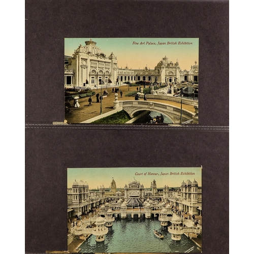 760 - GREAT BRITAIN 1910 JAPAN-BRITISH EXHIBITION collection of unused real photo or colour picture postca... 