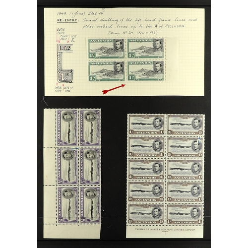 89 - ASCENSION 1924-49 MINT COLLECTION with 1924-33 Badge set, 1934 Pictorial set, 1935 Jubilee set, 1938... 