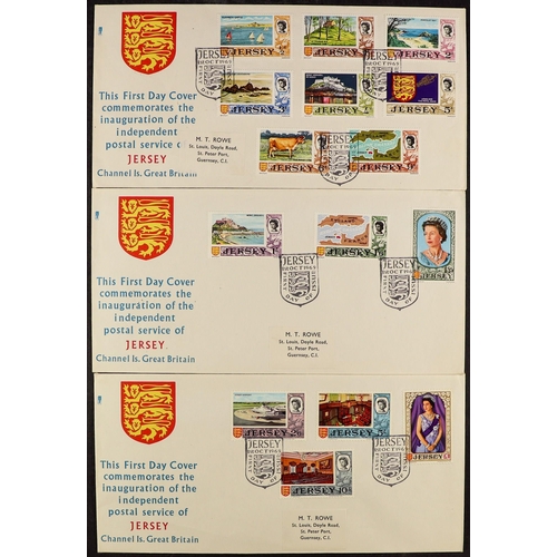 901 - GB.ISLANDS CHANNEL ISLANDS AND ISLE OF MAN 1969-80's collections of never hinged mint stamps and Fir... 