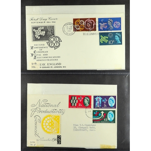 906 - GB.FIRST DAY COVERS 1949-67 a range of earlier and better issues in an album, incl. 1949 UPU (plain)... 