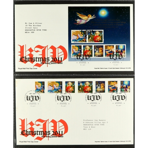 907 - GB.FIRST DAY COVERS 1953 - 2011 comprehensive collection in 12 dedicated Royal Mail albums. Mainly R... 