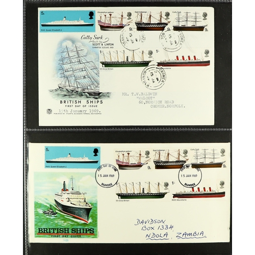 907 - GB.FIRST DAY COVERS 1953 - 2011 comprehensive collection in 12 dedicated Royal Mail albums. Mainly R... 