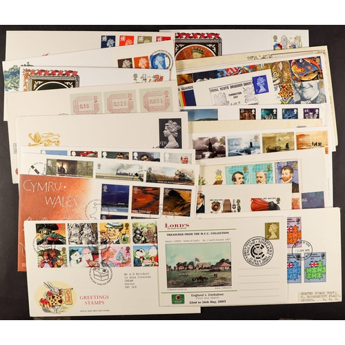 914 - GB.FIRST DAY COVERS LARGE HOARD in two boxes. Mainly Royal Mail FDCs but some postal covers. Stated ... 