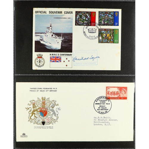 916 - GB.FIRST DAY COVERS SORTER CARTOON with 7 albums. Mainly Royal Mail Commemoratives and Definitives d... 