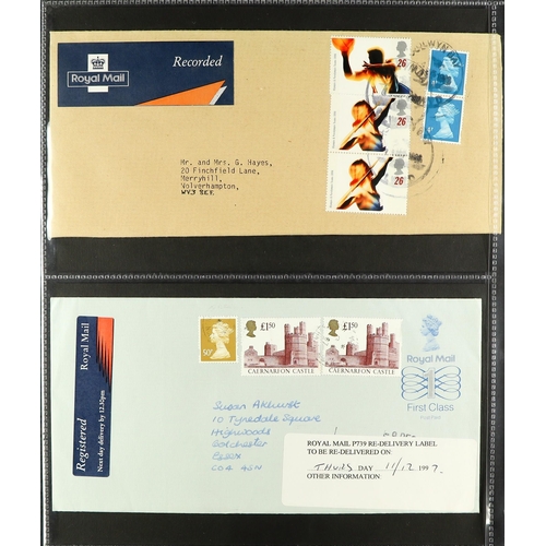 916 - GB.FIRST DAY COVERS SORTER CARTOON with 7 albums. Mainly Royal Mail Commemoratives and Definitives d... 