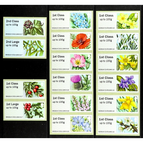 1071 - GB.ELIZABETH II POST & GO SELECTION. Includes 'Birds', 'Farm Animals', 'Union Flag', 'Fish', 'Robins... 