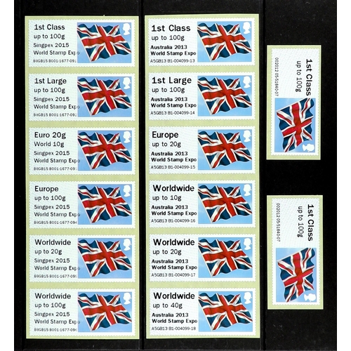 1071 - GB.ELIZABETH II POST & GO SELECTION. Includes 'Birds', 'Farm Animals', 'Union Flag', 'Fish', 'Robins... 