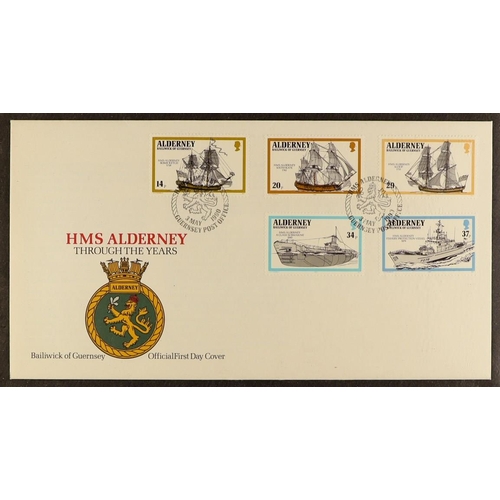 1076 - GB.ISLANDS FIRST DAY COVERS 1971 - 1992 an all Island collection: Guernsey, Alderney, Jersey and IOM... 