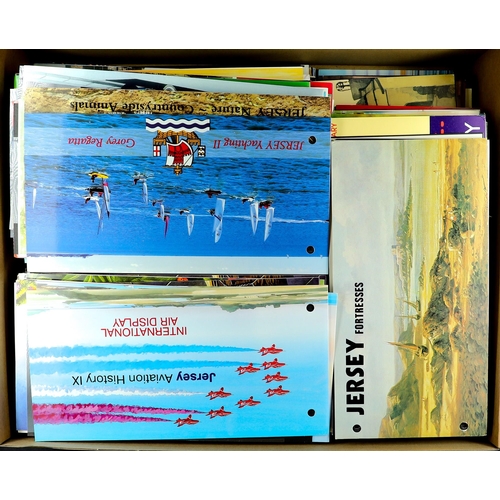 1093 - GB.ISLANDS JERSEY PRESENTATION PACKS. An all different collection from 1981-2008 with very few packs... 