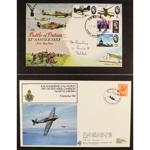 1095 - GB.FIRST DAY COVERS 1965 - 1978 AVIATION COVERS in album. Mainly GB with a few foreign and GB Island... 