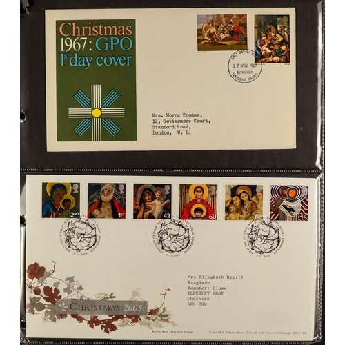 1096 - GB.FIRST DAY COVERS 1969 - 2000 collection in 11 albums. (Approx 540)