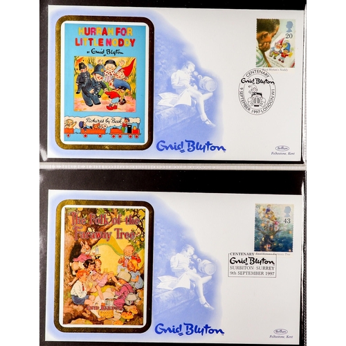 1099 - GB.FIRST DAY COVERS BENHAM COVER COLLECTION including silks. A good range from 1982-2000. (Approx 33... 