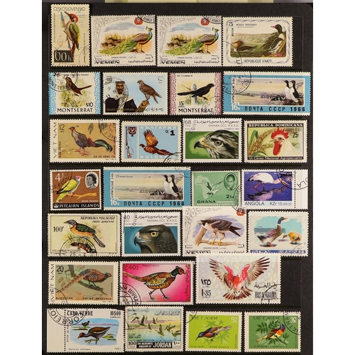 112 - COLLECTIONS & ACCUMULATIONS BIRDS ON STAMPS a world collection, largely 1960s-90s used issues. (+/- ... 