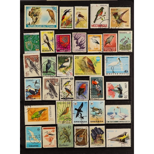 112 - COLLECTIONS & ACCUMULATIONS BIRDS ON STAMPS a world collection, largely 1960s-90s used issues. (+/- ... 