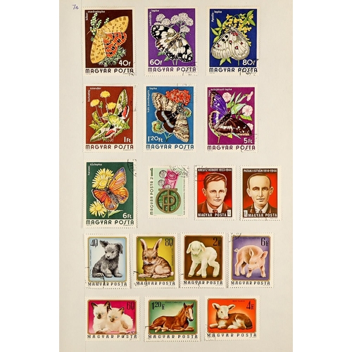 157 - COLLECTIONS & ACCUMULATIONS BOX WITH THREE ALBUMS. Some basic GB all reign stamps and selections fro... 