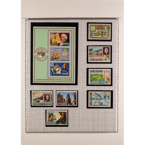 166 - TOPICALS STAMPS ON STAMPS 1940's to early 2000's world collection, mostly never hinged mint (some hi... 