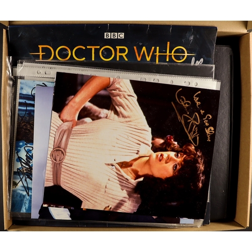 18 - DR WHO SIGNED PHOTOS and other signed memorabilia. Large collection from a devoted collector. Signat... 