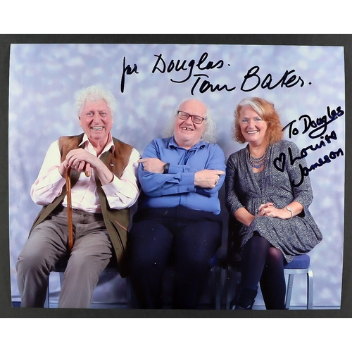 18 - DR WHO SIGNED PHOTOS and other signed memorabilia. Large collection from a devoted collector. Signat... 