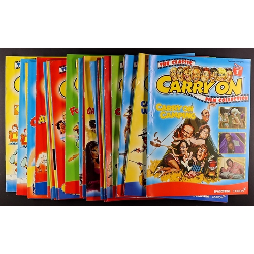 20 - FILM: THE CARRY ON COLLECTION of DeAgostini DVDs and magazines. 34 DVDs and 32 magazines (missing 31... 