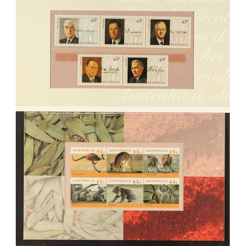 210 - AUSTRALIA 1991-1994 PRESENTATION PACK COLLECTION An apparently complete run between PO 181/230, in a... 