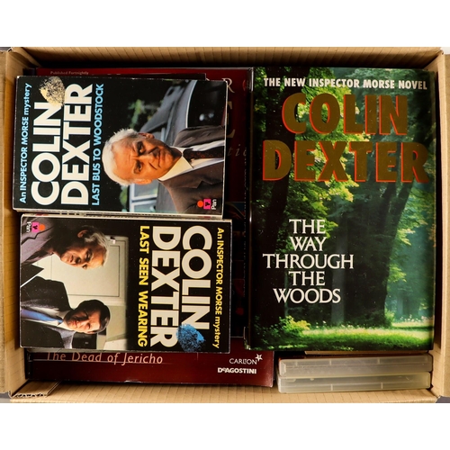 23 - INSPECTOR MORSE COLLECTION of the 33 DeAgostini DVDs and accompanying magazines, together with 2 har... 