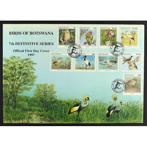 235 - BECHUANALAND 1897-1998 STAMPS & COVERS IN 10 VOLUMES Incl. 5 stock books & an album of stamps with Q... 