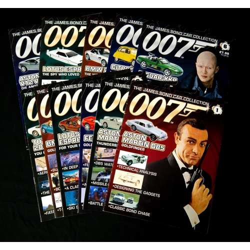 24 - JAMES BOND CAR COLLECTION. 94 models and the accompanying magazines from 1-89 (missing 84, 85, 87). ... 