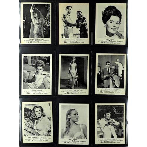 27 - JAMES BOND SOMPORTEX CARDS. Film scenes, series of 60 (missing 17, 26, 37, 38, 39, 45, 49, 52, 54, 5... 