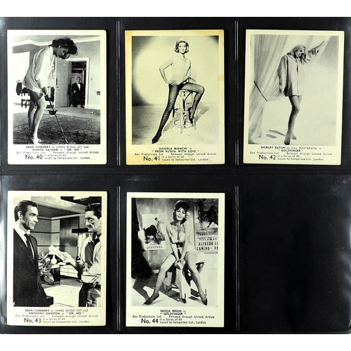 27 - JAMES BOND SOMPORTEX CARDS. Film scenes, series of 60 (missing 17, 26, 37, 38, 39, 45, 49, 52, 54, 5... 