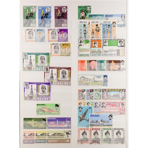 286 - BRUNEI 1967-2000 COMPLETE FINE USED COLLECTION from SG 147/647 (less m/s), fine. S.T.C. £850. (475+ ... 