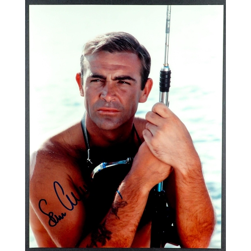 29 - JAMES BOND SIGNED PHOTOS. signatures of actresses and actors who have featured in Bond films. Signat... 