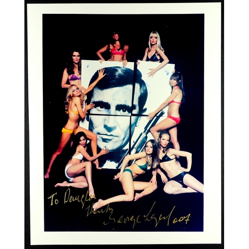 29 - JAMES BOND SIGNED PHOTOS. signatures of actresses and actors who have featured in Bond films. Signat... 