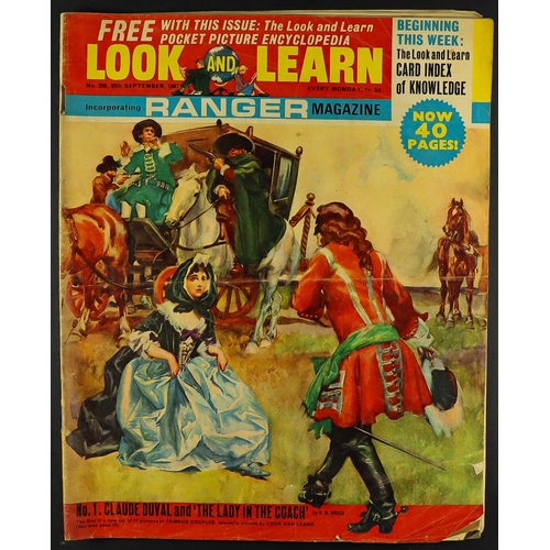 31 - LOOK AND LEARN MAGAZINES. Ranging from Sept 1967 (298#) to April 1982 (1049#). (Approx 700 magazines... 