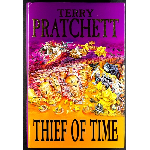 47 - TERRY PRATCHETT 'Thief of Time' First Edition hardback, signed by author. Very good.